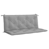 Vidaxl Garden Bench Cushion 120x (50+50) x7 cm Oxford Fabric Grey