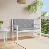Vidaxl Garden Bench Cushion 120x (50+50) x7 cm Oxford Fabric Grey