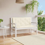 Vidaxl Garden Bench polštář 120x (50+50) x7 cm oxford tkanin crèmewit