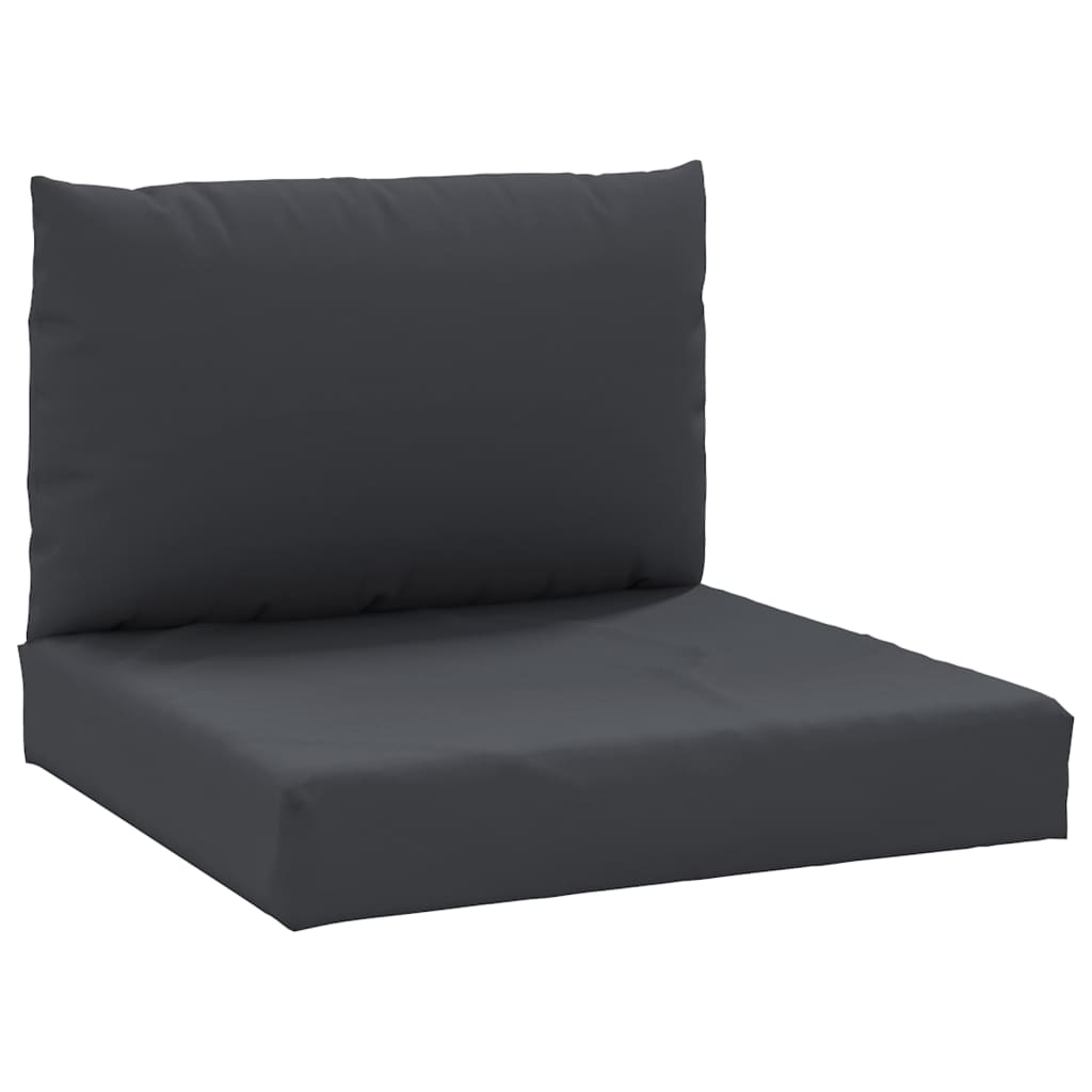 Vidaxl Pallet cushions 2 st fabric black