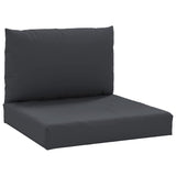 Vidaxl Pallet cushions 2 st fabric black