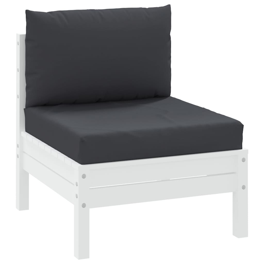 Vidaxl Pallet cushions 2 st fabric black