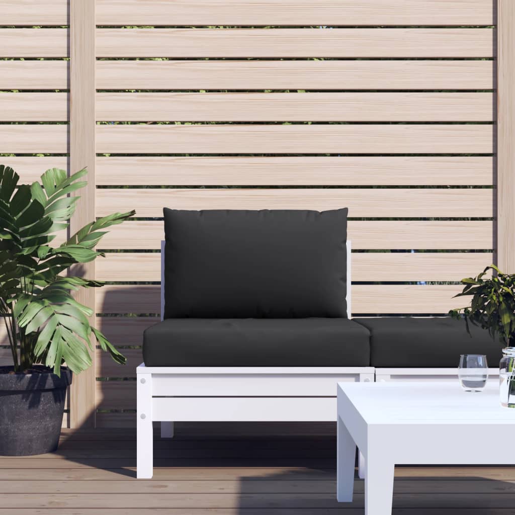 Vidaxl Pallet cushions 2 st fabric black