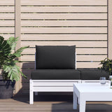 Vidaxl Pallet cushions 2 st fabric black