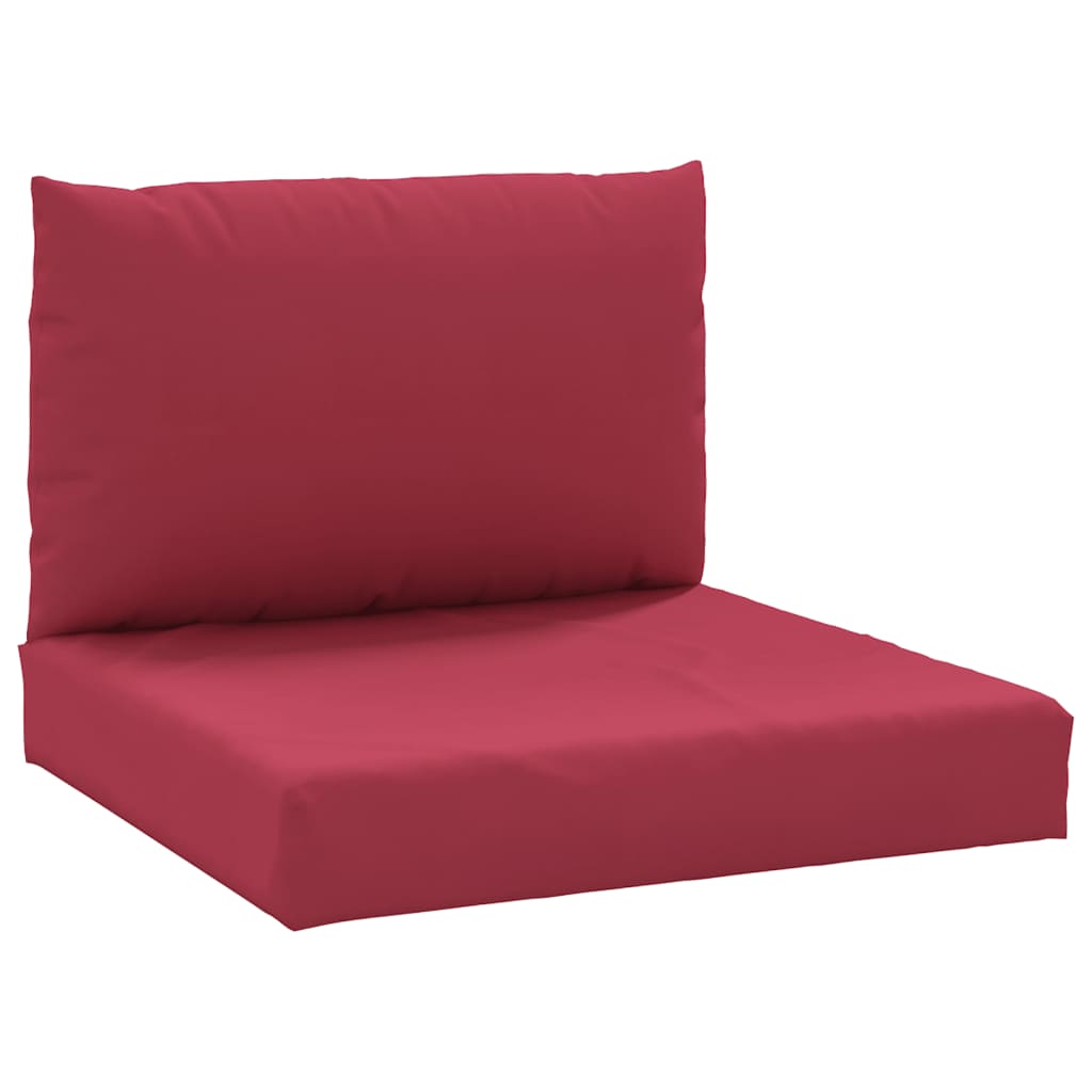 Vidaxl Pallet cushions 2 St Oxford Fabric Wine Rood