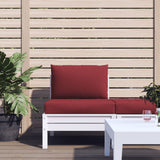 Vidaxl Pallet cushions 2 St Oxford Fabric Wine Rood