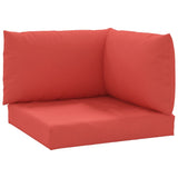 Vidaxl Pallet CUDIONS 3 St Oxford Fabric Red