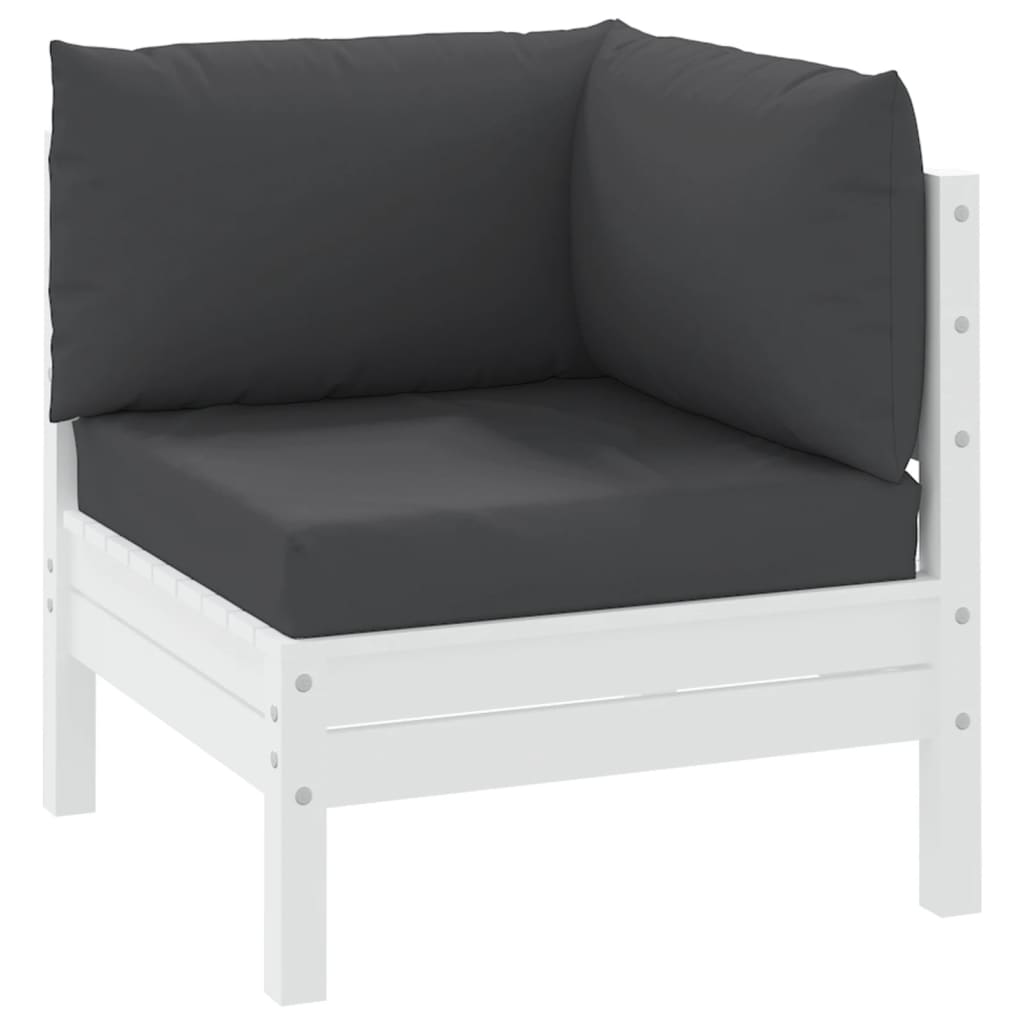 Vidaxl Pallet Cushions 3 St Oxford Fabric nero