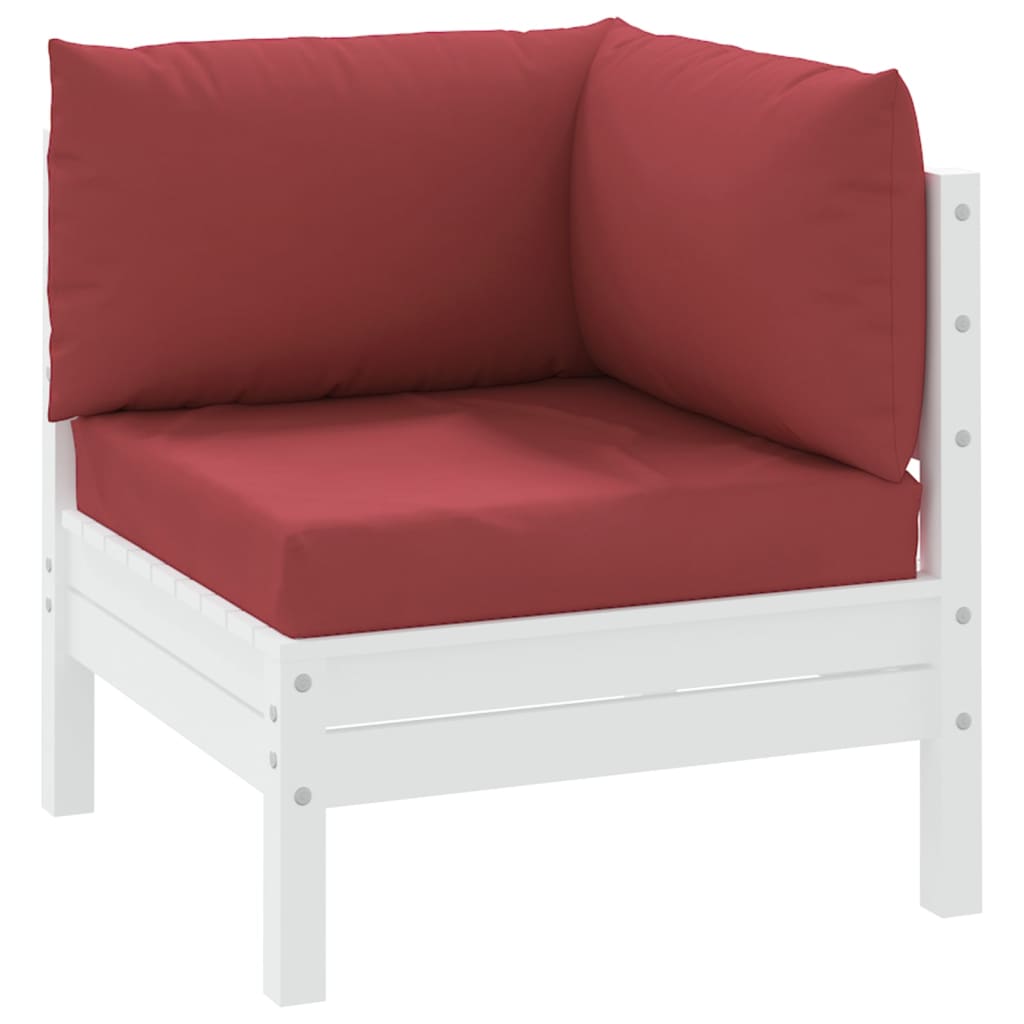 Vidaxl palet poduszki 3 St Oxford Fabric Wine Rood