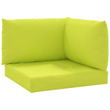 Cuscini di pallet Vidaxl 3 St Oxford tessuto chiaro verde