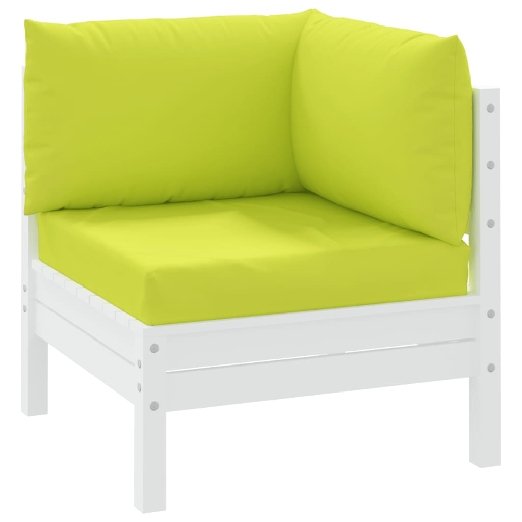 Cuscini di pallet Vidaxl 3 St Oxford tessuto chiaro verde