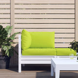 Cuscini di pallet Vidaxl 3 St Oxford tessuto chiaro verde