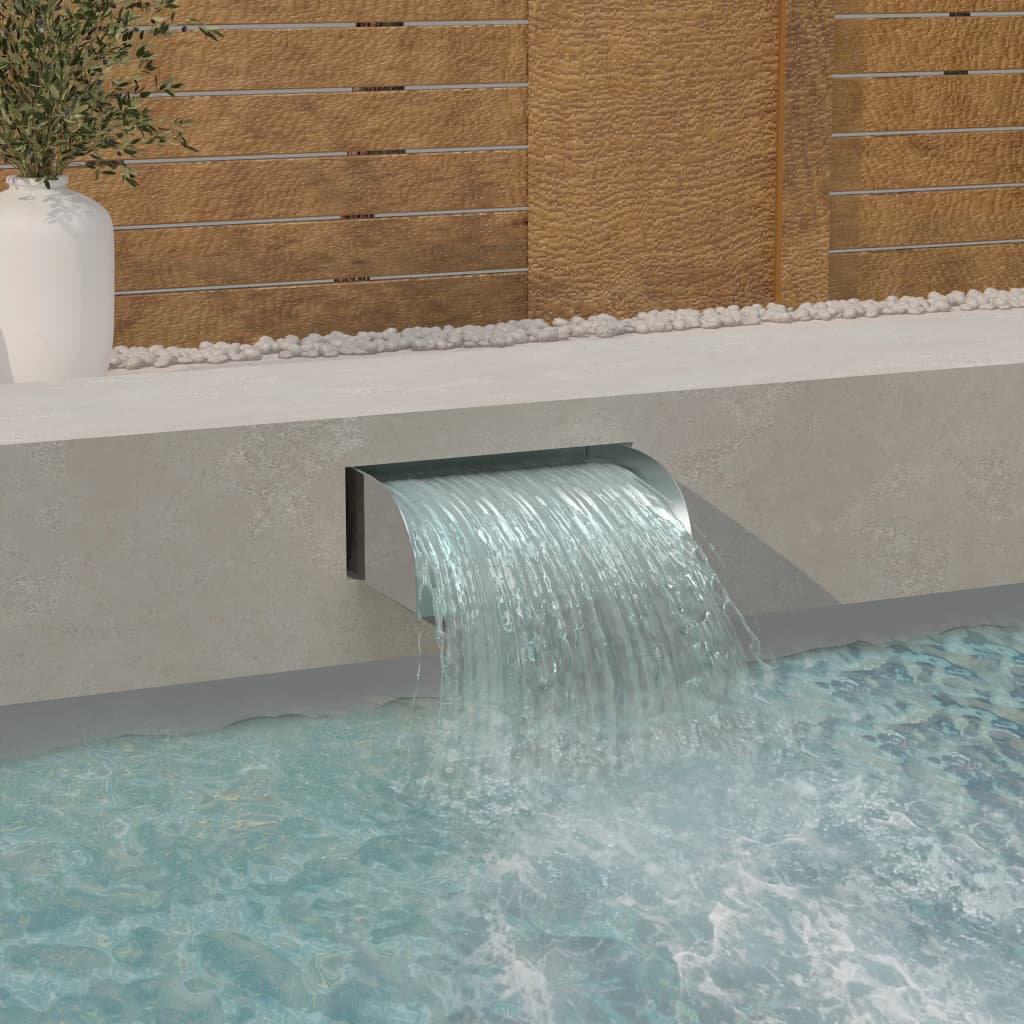 VidaXL Waterfall 45x34x14 cm Stainless steel 304