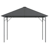 Arbor Vidaxl con techo de 3x3 m de antracita