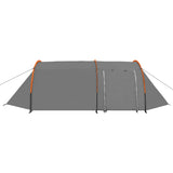 Tenda Vidaxl Grigio e arancione di 4 persone