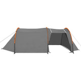 Tenda Vidaxl Grigio e arancione di 4 persone