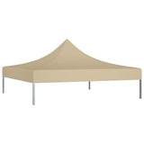 Střecha stanu Vidaxl Party 270 g m² 3x3 m béžová