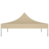 Střecha stanu Vidaxl Party 270 g m² 3x3 m béžová