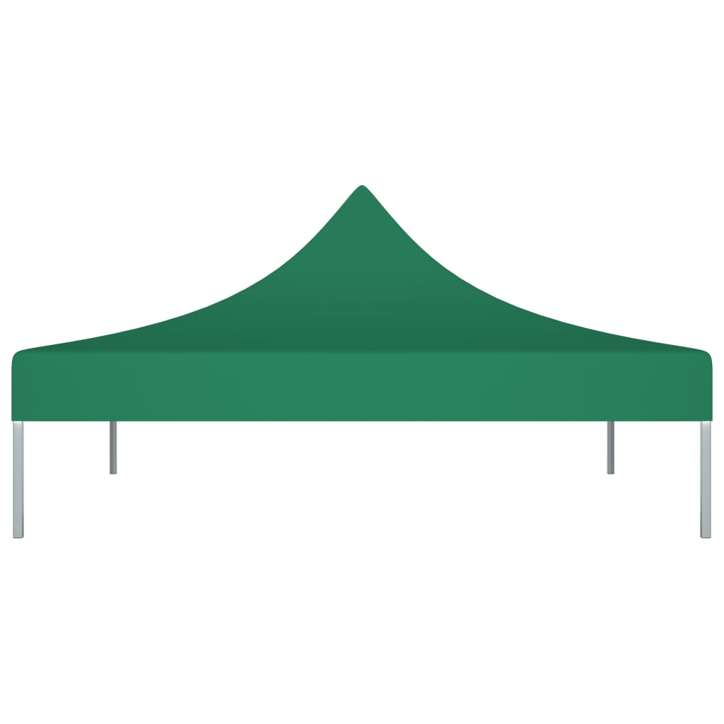 Střecha stanu Vidaxl Party 270 g m² 3x3 m zelená