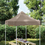 Šotska streha Vidaxl Party 270 g m² 2x2 m taupe