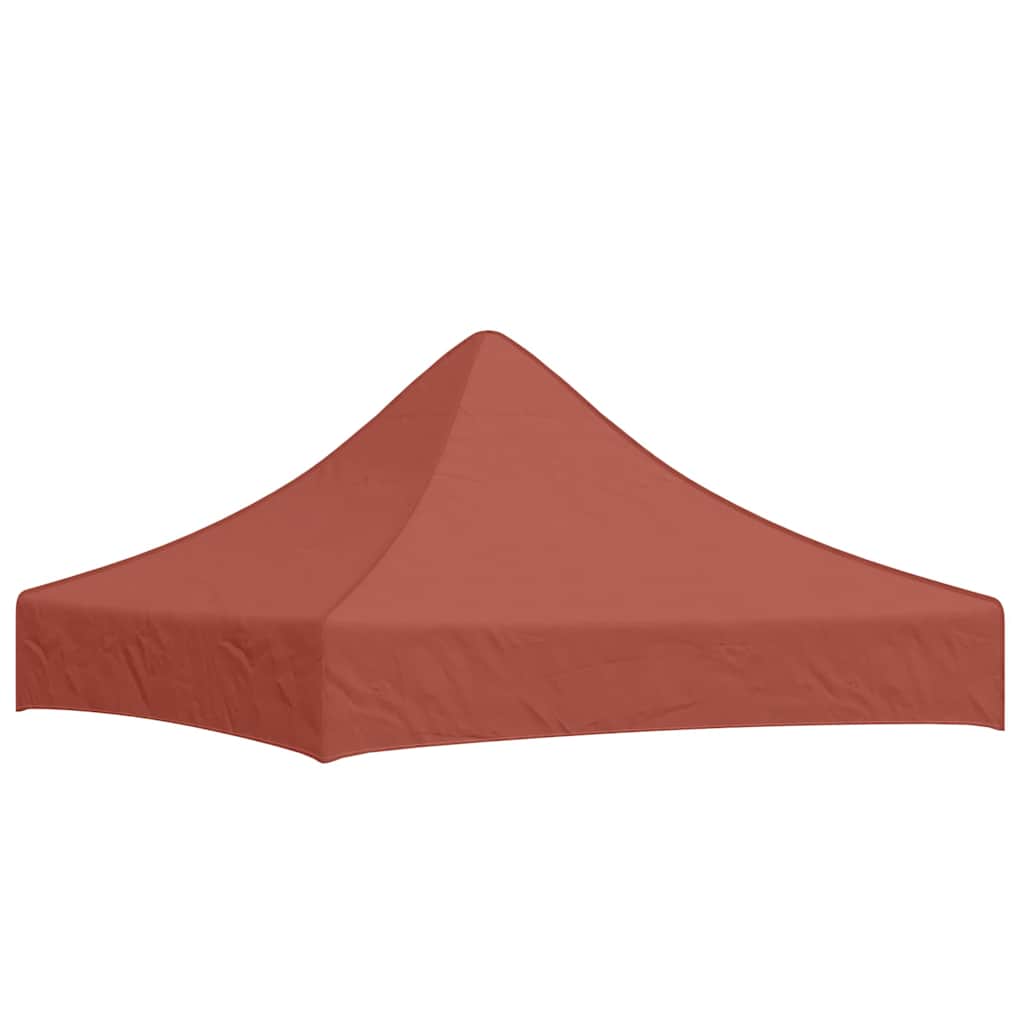 Tetto della tenda da festa vidaxl 270 g m² 2x2 m terracotta