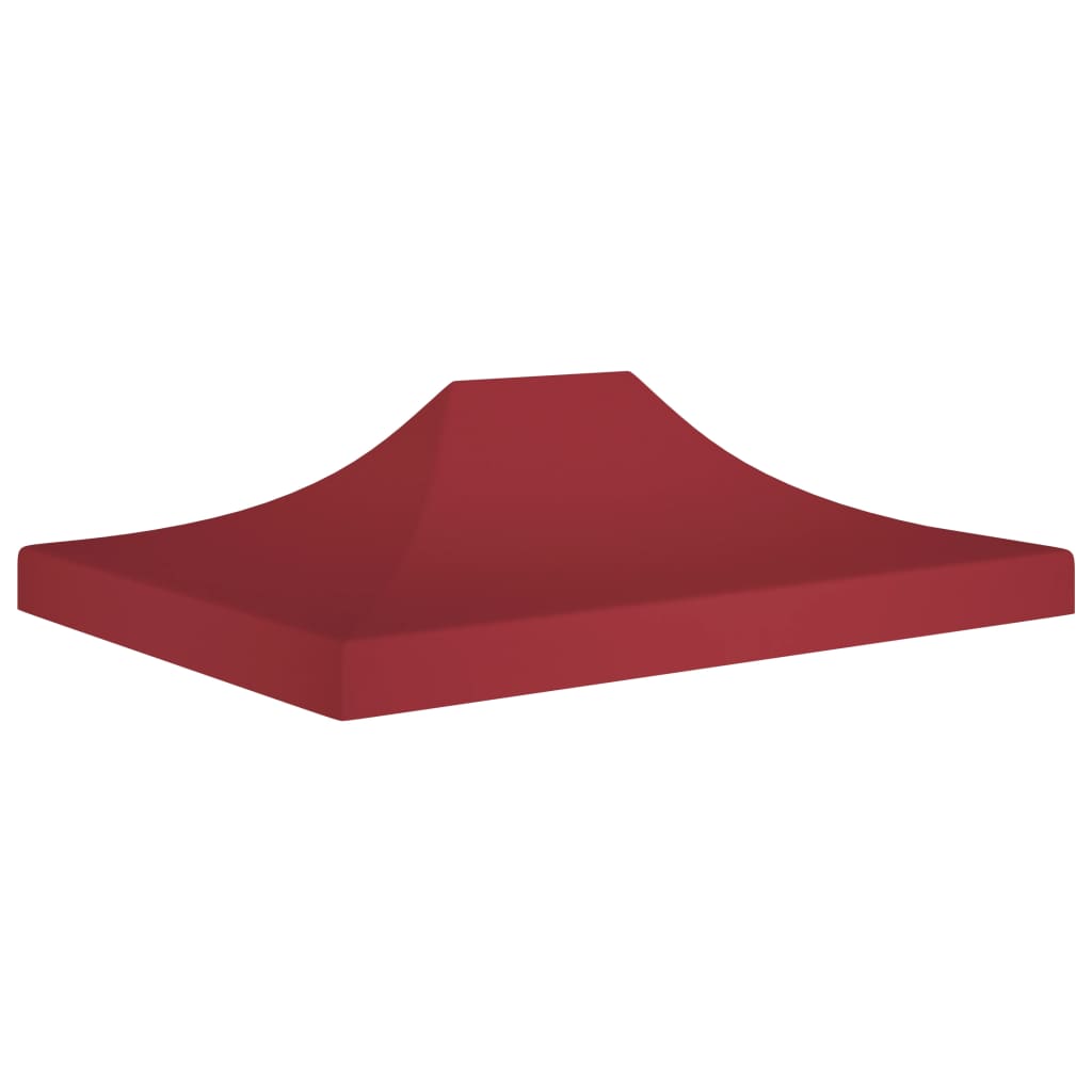 Střecha stanu Vidaxl Party 270 g m² 4x3 m Bordeaux Red