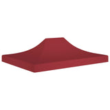 Střecha stanu Vidaxl Party 270 g m² 4x3 m Bordeaux Red