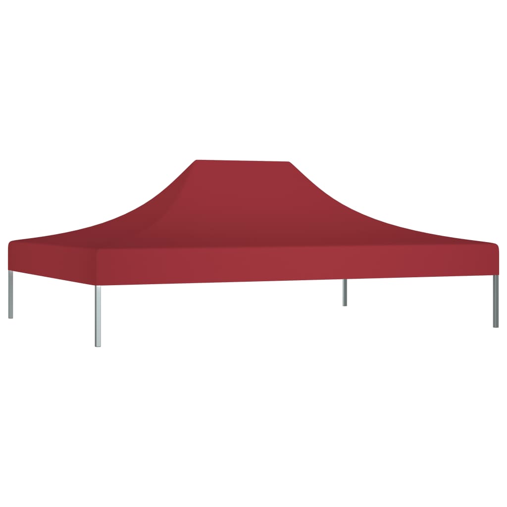 Střecha stanu Vidaxl Party 270 g m² 4x3 m Bordeaux Red