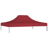 Střecha stanu Vidaxl Party 270 g m² 4x3 m Bordeaux Red