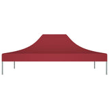Střecha stanu Vidaxl Party 270 g m² 4x3 m Bordeaux Red