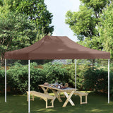 Tetto della tenda da festa vidaxl 270 g m² 4x3 m marrone