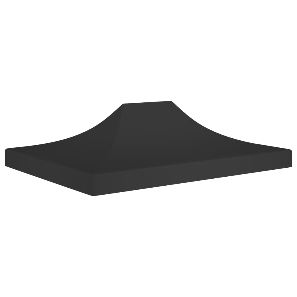 Šotska streha Vidaxl Party 270 g m² 4x3 m črna