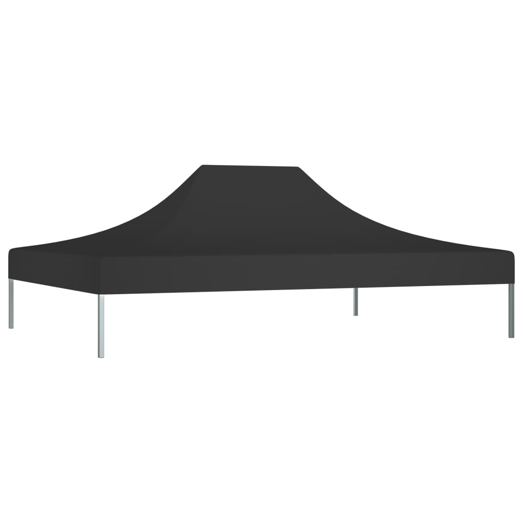 Šotska streha Vidaxl Party 270 g m² 4x3 m črna