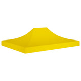 Střecha stanu Vidaxl Party 270 g m² 4x3 m žlutá