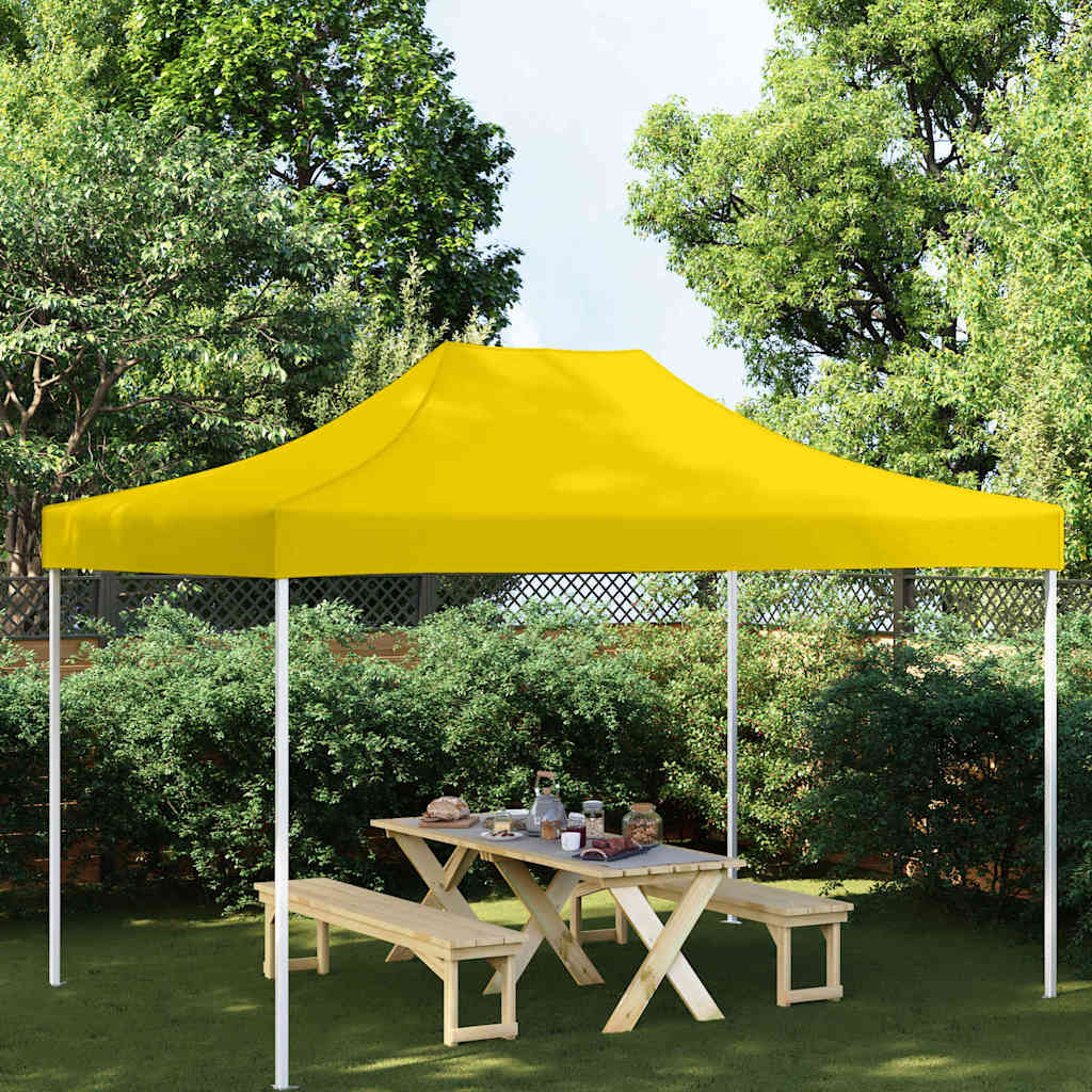 Šotska streha Vidaxl Party 270 g m² 4x3 m rumena