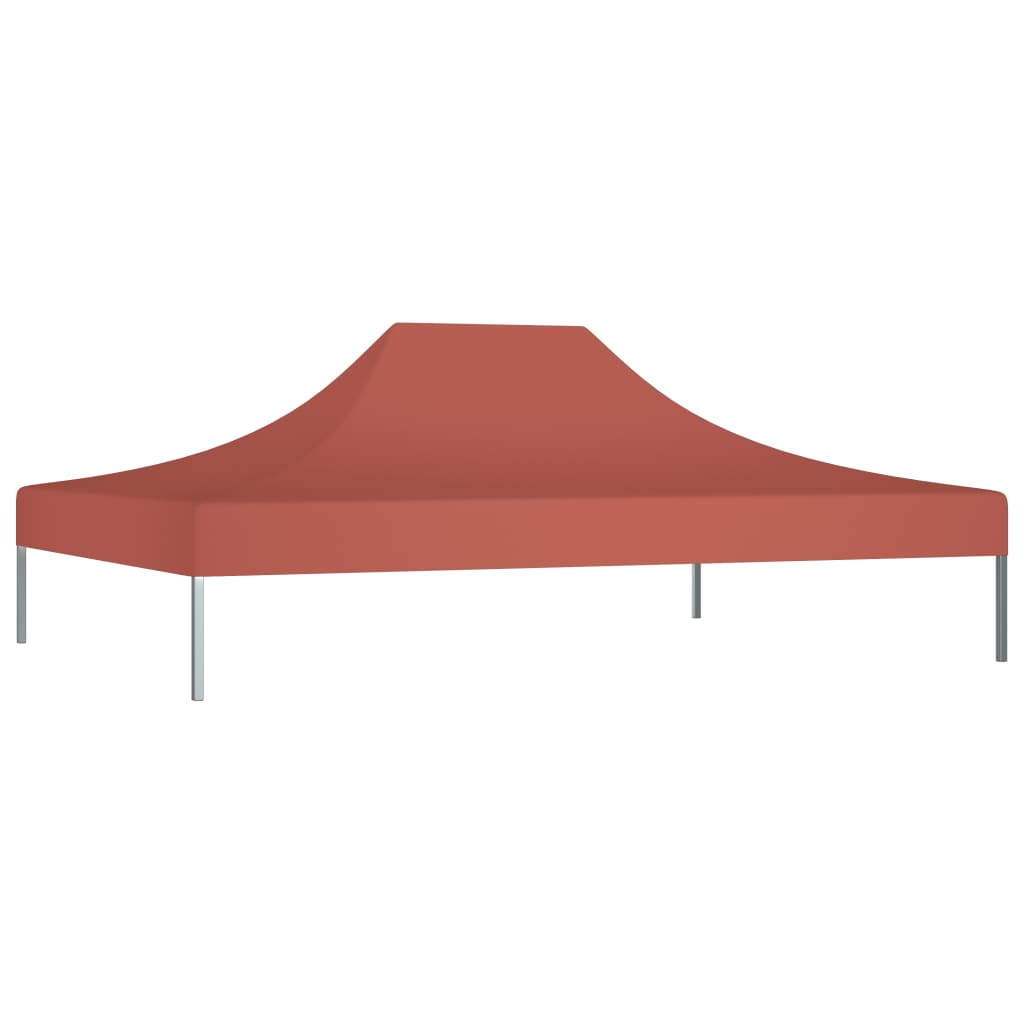 Střecha stanu Vidaxl 270 g m² 4,5x3 m terakota -