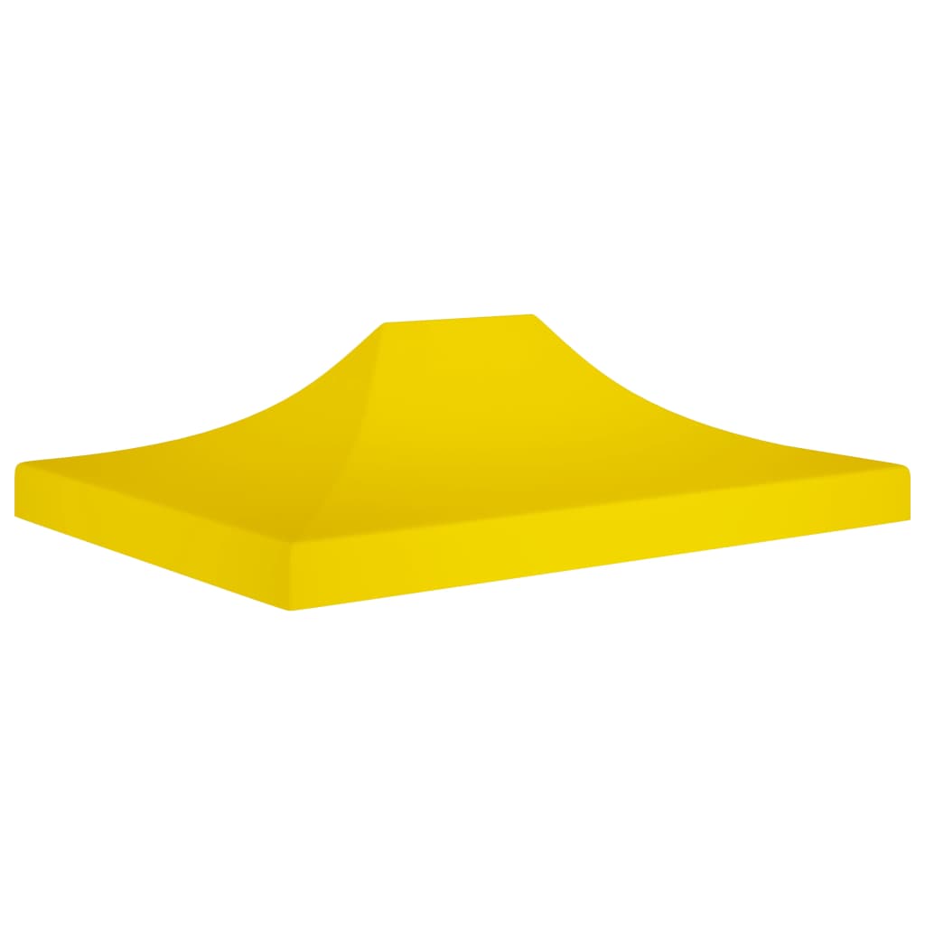 Střecha stanu Vidaxl Party 270 g m² 4,5x3 m žlutá