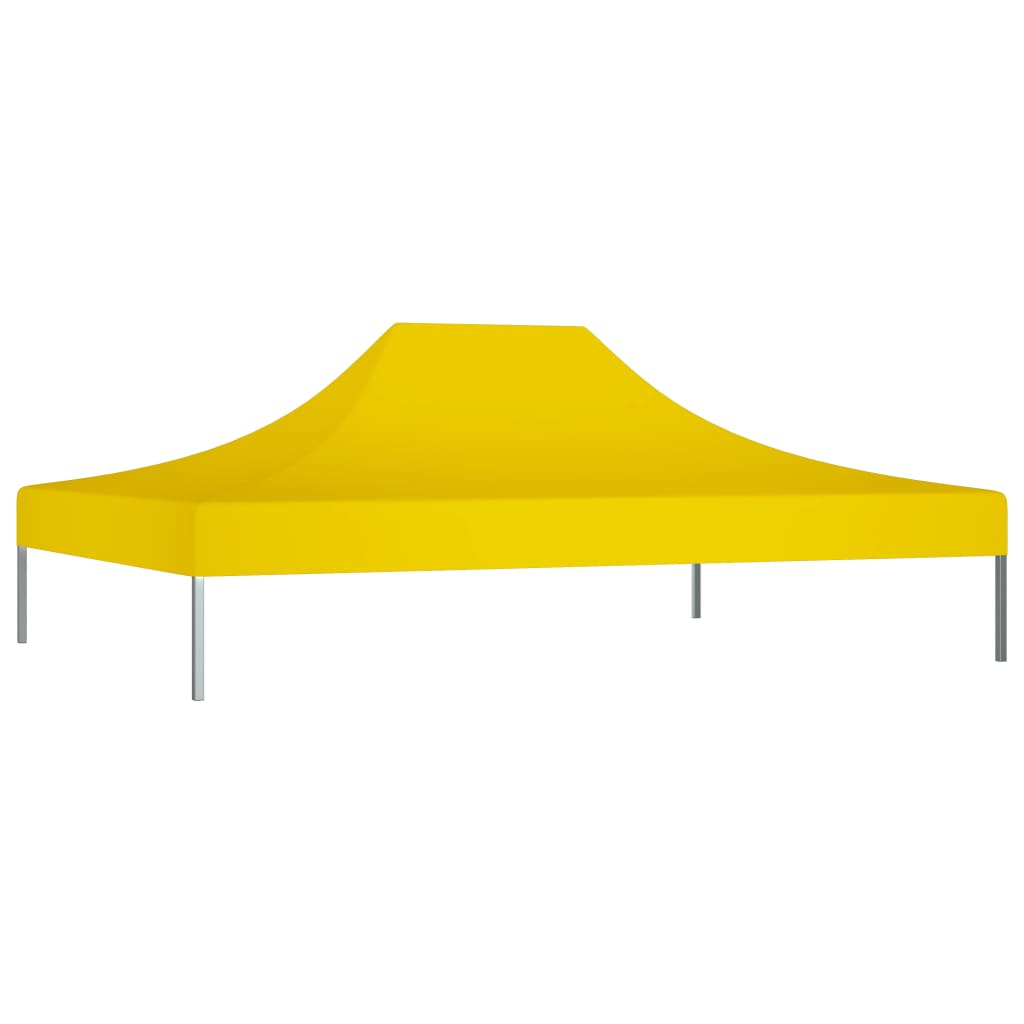 Střecha stanu Vidaxl Party 270 g m² 4,5x3 m žlutá
