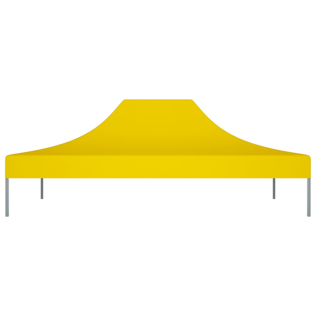 Střecha stanu Vidaxl Party 270 g m² 4,5x3 m žlutá