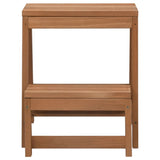 Vidaxl stool Foldable solid pinewood