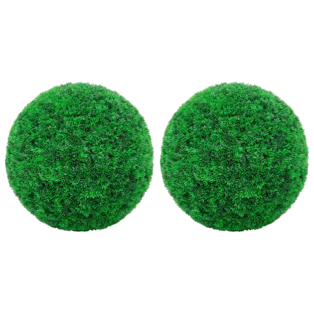 VIDAXL KUNSTBUXUS BUBS 2 PCS 27 cm