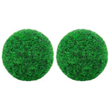 VIDAXL KUNSTBUXUS BUBS 2 PCS 27 cm