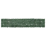 Vidaxl Balcony screen with dark green leaves 400x75 cm