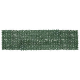 Vidaxl Balcony screen with dark green leaves 400x100 cm