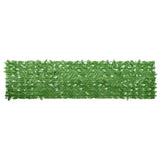 Vidaxl balkonskærm med grønne blade 300x75 cm