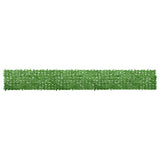 Balkon zaslon Vidaxl z zelenimi listi 600x75 cm