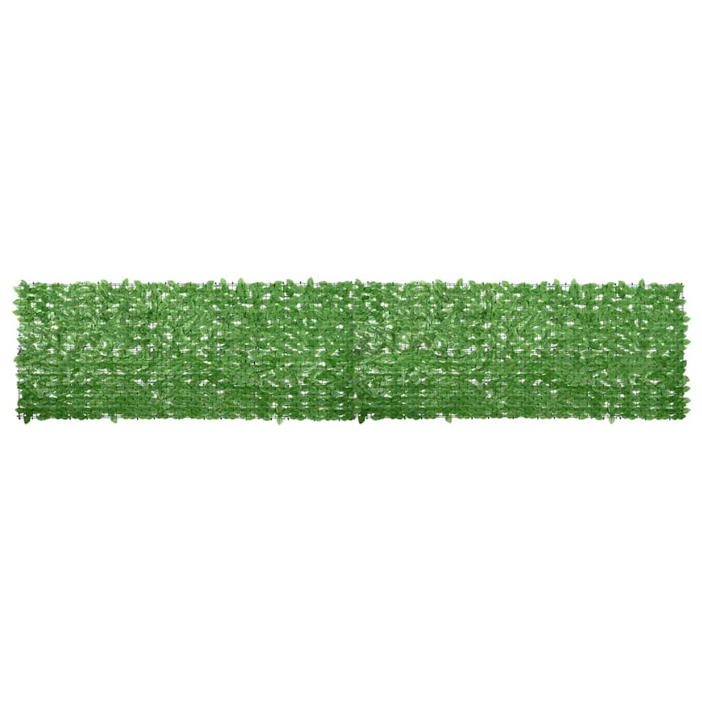 Vidaxl Balcony screen with green leaves 500x100 cm