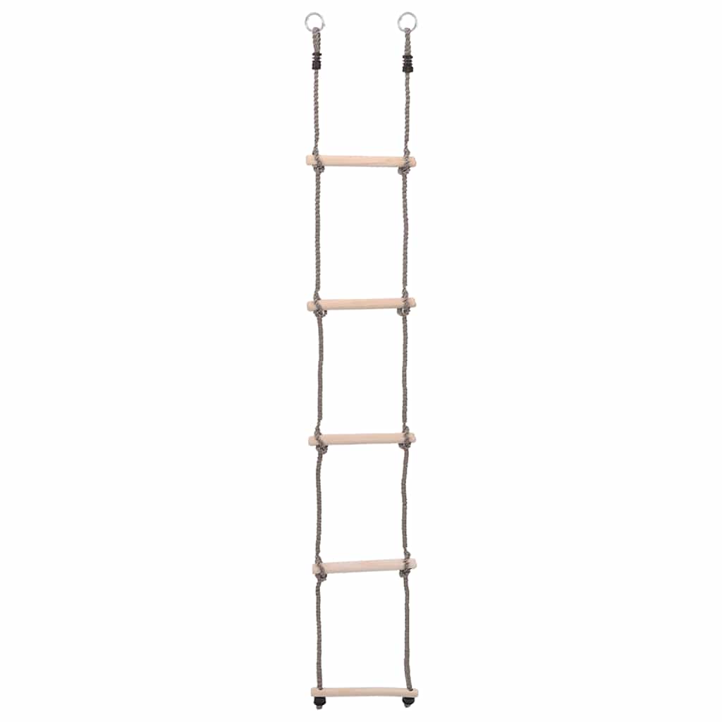 Vidaxl stige med 5 sportsgrene 210 cm solid fyrretræ