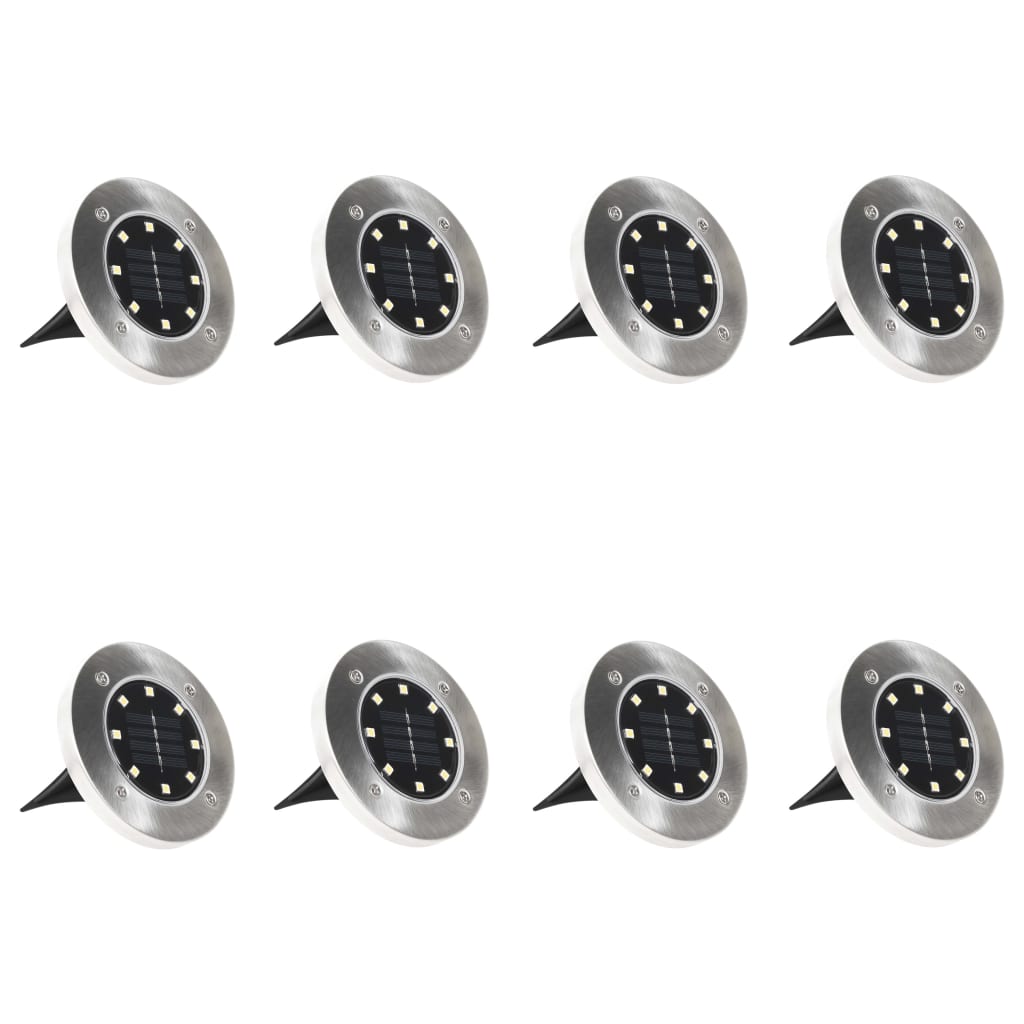 Vidaxl Ground lamps 8 St Solar LED RGB color