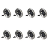 Vidaxl Ground lamps 8 St Solar LED RGB color